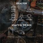 Propane Single Burner Camp Stove with Adjustable Leg