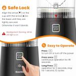 Kourice Mini Portable Blender for Smoothies On-the-Go