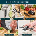 20-Piece Kitchen Knife Set with Sharpener