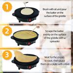 Aoruru Electric 7” Crepe and Pancake Maker