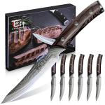 High-Carbon Japanese Steak Knives Set of 6
