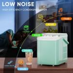 DUMOS Compact Ice Maker - Fast & Portable