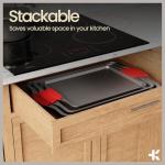 BAKKEN Nonstick Baking Sheet Set - 3 Pieces