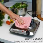 OVENTE 1000W Electric Single Burner Cooktop