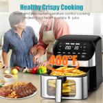 6.2 QT Air Fryer with Digital Touch Screen