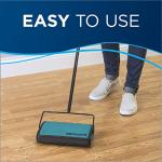 Bissell Easy Sweep Compact Floor Sweeper, Teal