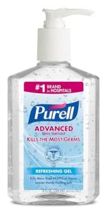 Refreshing Hand Sanitizer Gel, Clean Scent, 8 oz
