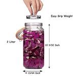 JILLMO 2L Glass Fermenting Jar Set