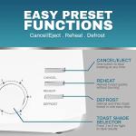 Elite Gourmet Long Slot 4-Slice Toaster, White