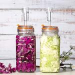 JILLMO 2L Glass Fermenting Jar Set
