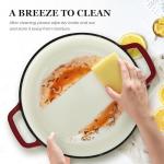 Overmont 5QT Enameled Cast Iron Dutch Oven