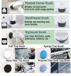 MGLSDeet Rechargeable Electric Spin Scrubber with 7 Heads