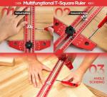Saker Adjustable Aluminum Sliding T-Square Ruler