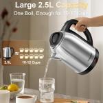 Topwit 2.5L Electric Kettle with Auto Shut-Off