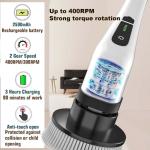 MGLSDeet Rechargeable Electric Spin Scrubber with 7 Heads