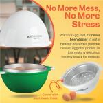 Irish Egg Pod - Microwave Egg Cooker for 4 Eggs