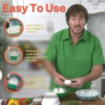 Irish Egg Pod - Microwave Egg Cooker for 4 Eggs