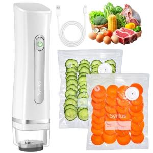 Syntus Compact Vacuum Sealer with 30 Bags