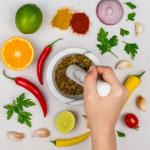 HIC Solid Marble Mortar and Pestle Set