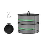2-Layer Herb Drying Rack with Zipper and Hook