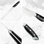 Wickwillow 10” Serrated Bread Knife with Ergonomic Handle