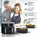 Silicone Air Fryer Liners 2 Pack for Ninja