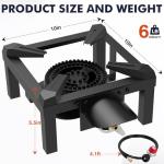 High Pressure Propane Burner for Outdoor Cooking