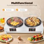 16-Inch Electric Crepe Maker with Temperature Control