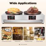 16-Inch Electric Crepe Maker with Temperature Control