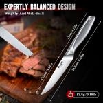 Huusk Japanese Stainless Steel Steak Knife Set