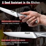 Huusk Japanese Stainless Steel Steak Knife Set
