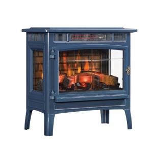 Duraflame Electric Fireplace Stove Heater, Navy
