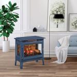 Duraflame Electric Fireplace Stove Heater, Navy