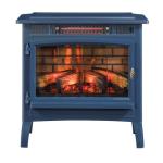 Duraflame Electric Fireplace Stove Heater, Navy