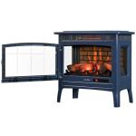 Duraflame Electric Fireplace Stove Heater, Navy