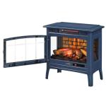 Duraflame Electric Fireplace Stove Heater, Navy