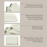 Martha Stewart 3-Piece Nonstick Cookie Sheet Set