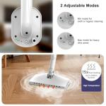 6-in-1 Rotating Steam Mop with Removable Tank