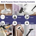 6-in-1 Rotating Steam Mop with Removable Tank