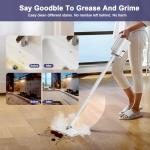 6-in-1 Rotating Steam Mop with Removable Tank