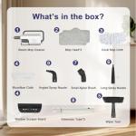 6-in-1 Rotating Steam Mop with Removable Tank