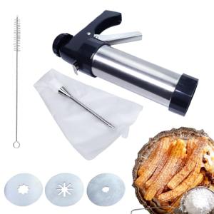 Stainless Steel Churro Maker Kit with Nozzles