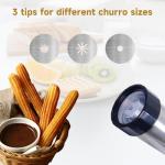 Stainless Steel Churro Maker Kit with Nozzles