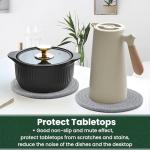 KITLAB 8 Inch Heat Resistant Trivets Set of 6