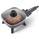 Elite Gourmet 7” Electric Skillet with Lid