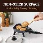 Elite Gourmet 7” Electric Skillet with Lid