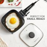 Elite Gourmet 7” Electric Skillet with Lid