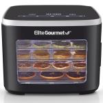 Elite Gourmet 5-Tray Food Dehydrator with Light