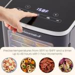 Elite Gourmet 5-Tray Food Dehydrator with Light