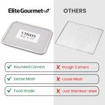 Elite Gourmet 5-Tray Food Dehydrator with Light